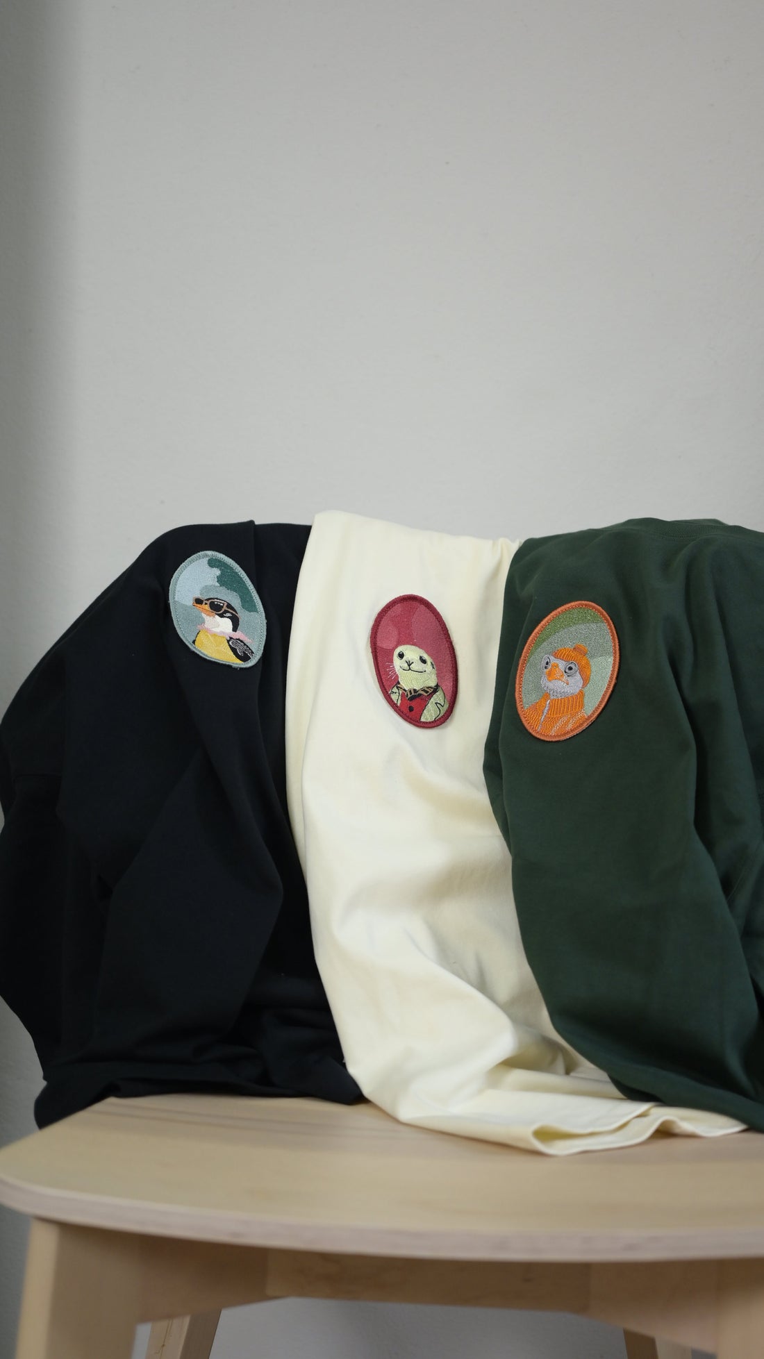 The Journey of Creating Animal Portrait Embroidered Patch Tees