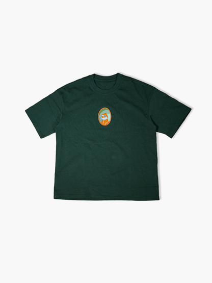 Turtle Portrait Oversize Tee Shirt