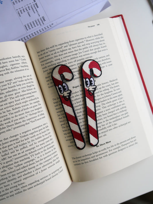 Candy Cane Bookmark