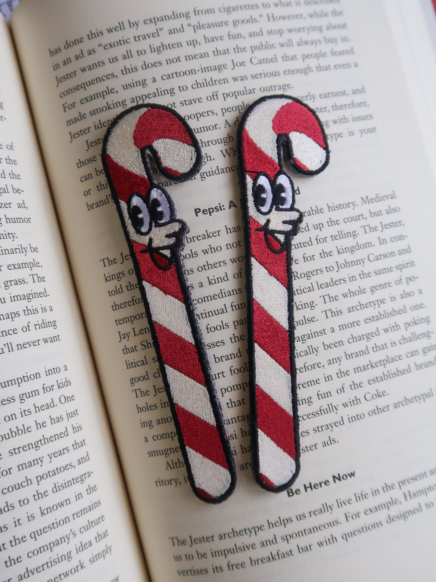 Candy Cane Bookmark