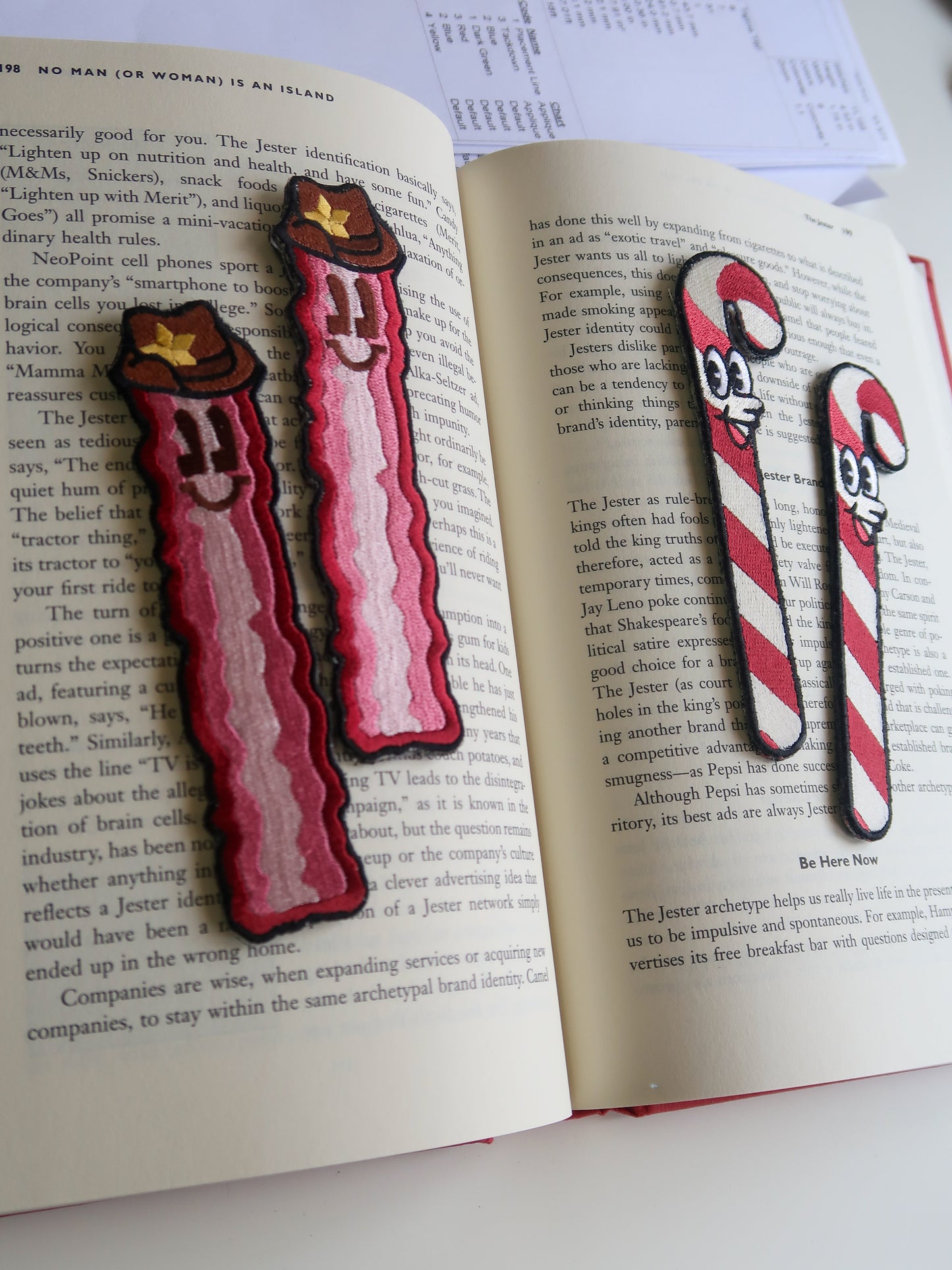 Candy Cane Bookmark