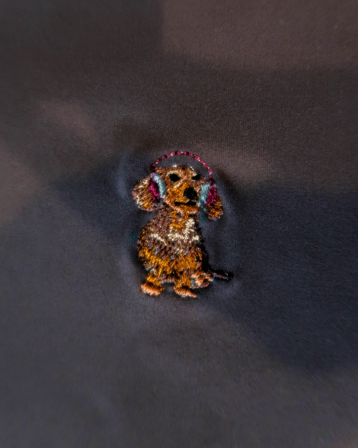 Dachshund Headphone Baby Tee